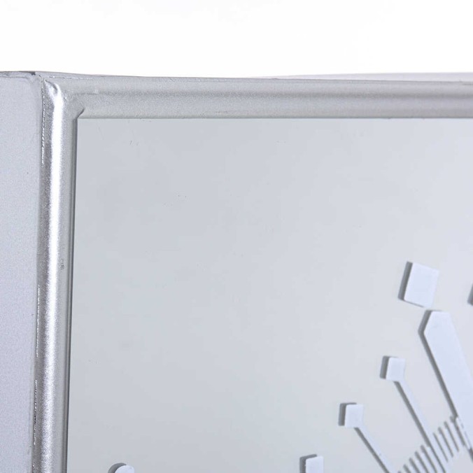 reloj pared cristal / mdef / metal 60x5x60 cm reloj pared cristal / mdef / metal 60x5x60 cm