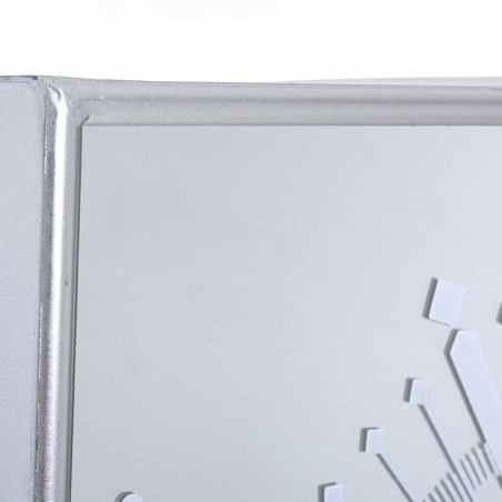 reloj pared cristal / mdef / metal 60x5x60 cm