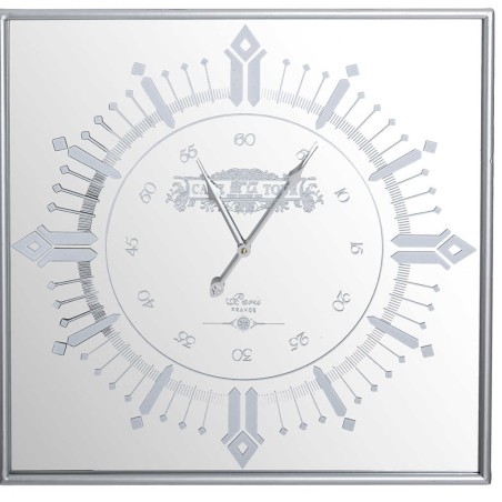 reloj pared cristal / mdef / metal 60x5x60 cm