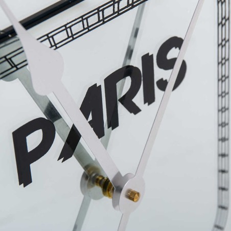 reloj pared espejo / mdf / metal 60x5x60 cm