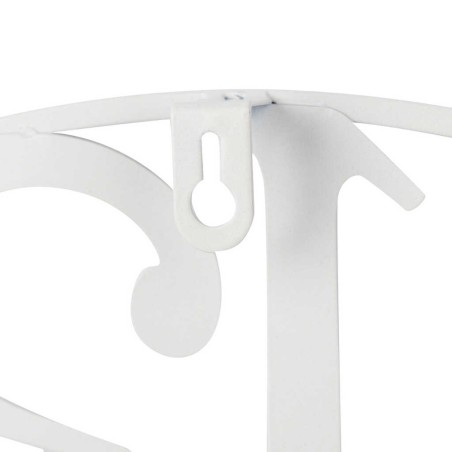 reloj pared metal madera 50x3x50 cm