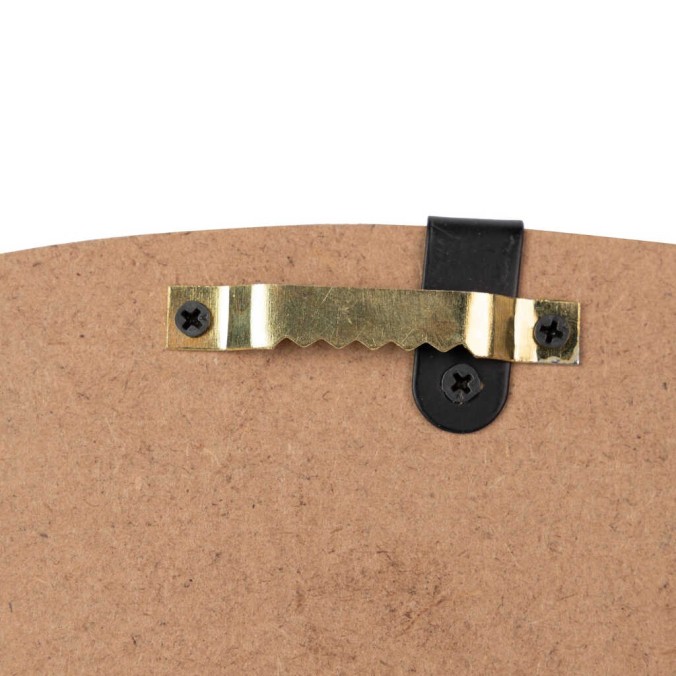 reloj pared metal madera 60x4,5x60 cm