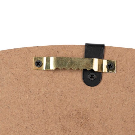 reloj pared metal madera 60x4,5x60 cm