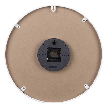 reloj pared metal blanco 40x4,5x40 cm