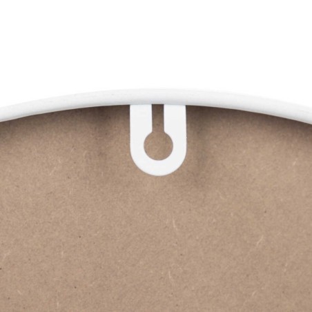 reloj pared metal blanco 40x4,5x40 cm