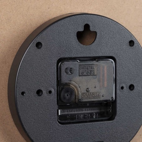 reloj pared metal blanco 40x4,5x40 cm