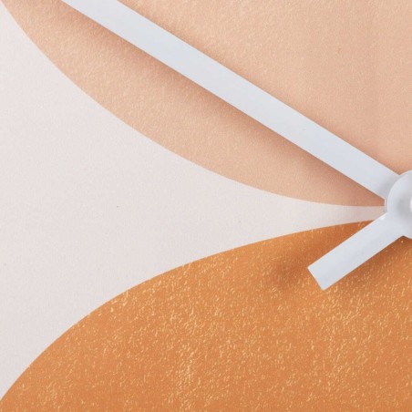 reloj pared metal blanco 40x4,5x40 cm