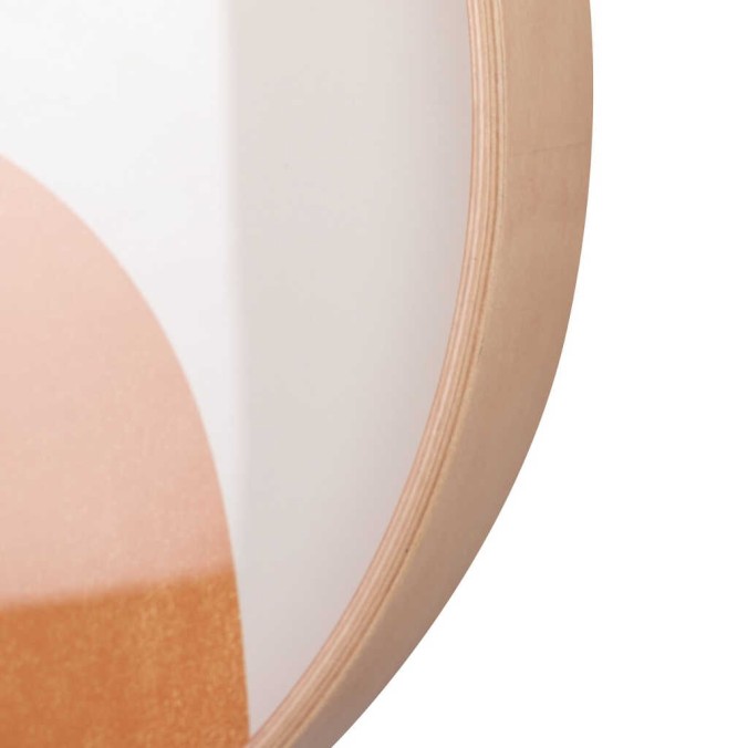 reloj pared metal blanco 40x4,5x40 cm