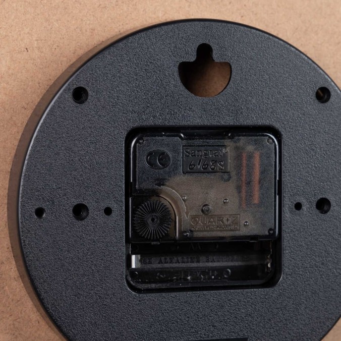 reloj pared metal blanco 40x4,5x40 cm