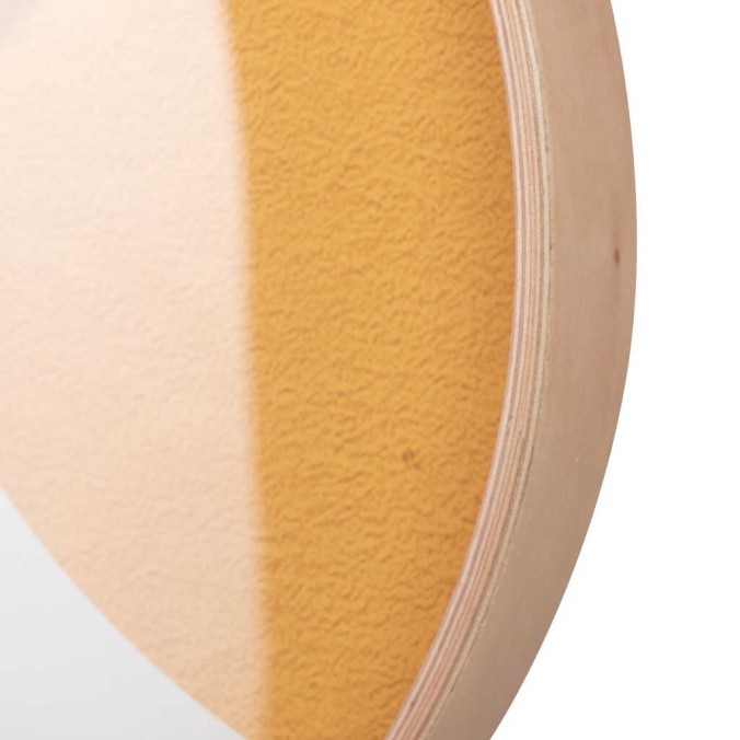 reloj pared metal blanco 40x4,5x40 cm