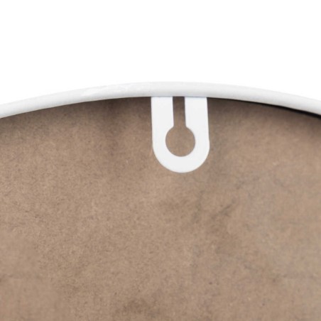 reloj pared metal blanco 40x4,5x40 cm