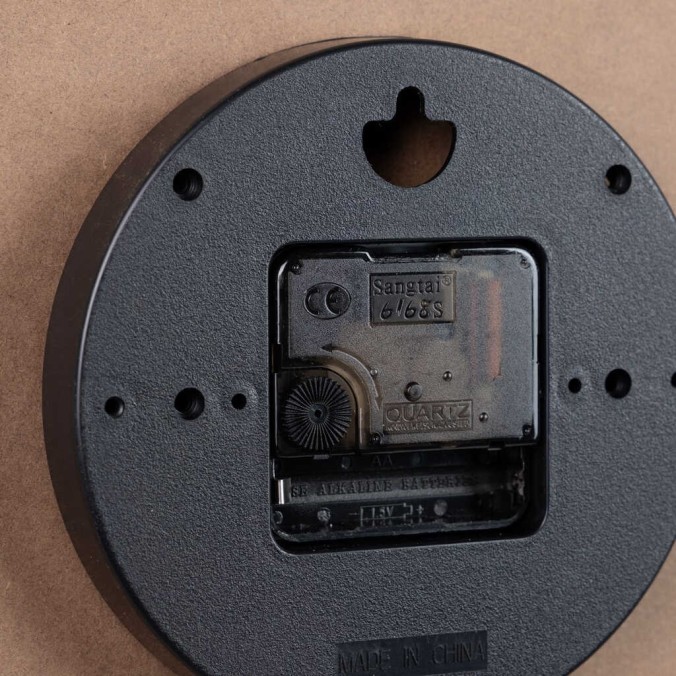 reloj pared metal blanco 40x4,5x40 cm reloj pared metal blanco 40x4,5x40 cm