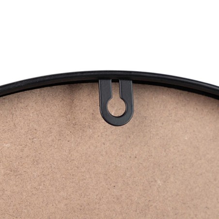 reloj pared metal negro 40x4,5x40 cm