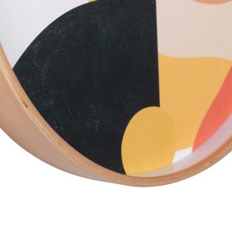 reloj pared metal natural 40x4,5x40 cm