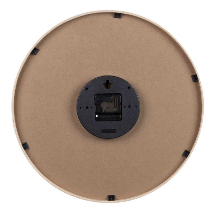 reloj pared metal natural 40x4,5x40 cm reloj pared metal natural 40x4,5x40 cm