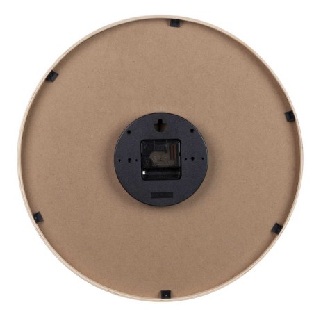 reloj pared metal natural 40x4,5x40 cm