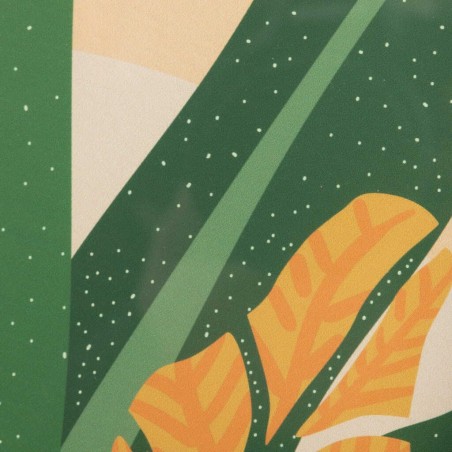 reloj pared metal natural 40x4,5x40 cm