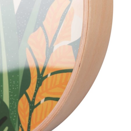 reloj pared metal natural 40x4,5x40 cm