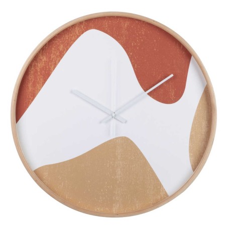 reloj pared metal natural 60x4,5x60 cm