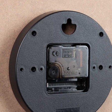 reloj pared metal natural 60x4,5x60 cm