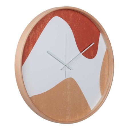 reloj pared metal natural 60x4,5x60 cm