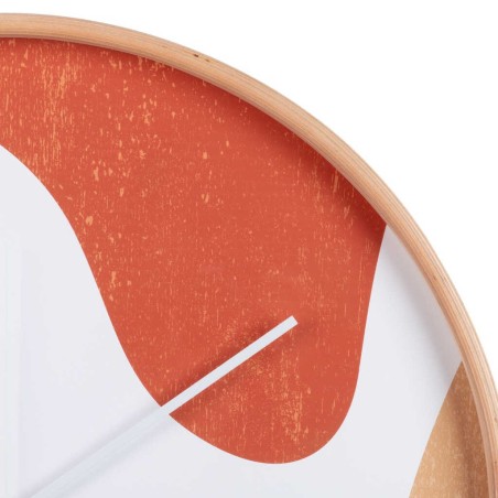 reloj pared metal natural 60x4,5x60 cm