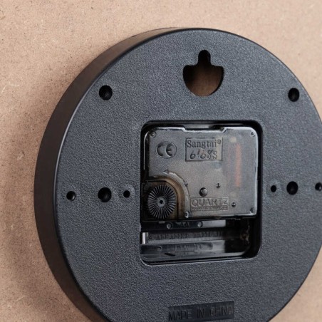 reloj pared metal natural 60x4,5x60 cm