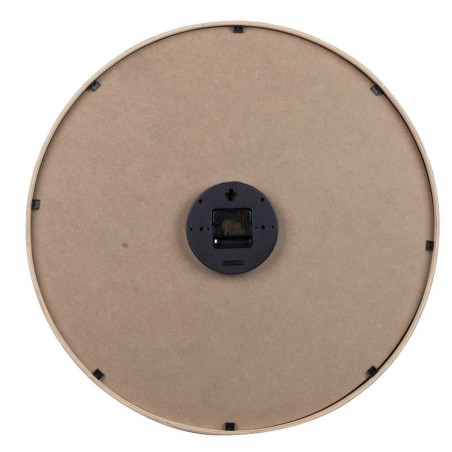 reloj pared metal natural 60x4,5x60 cm