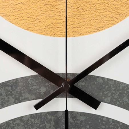 reloj pared metal natural 60x4,5x60 cm