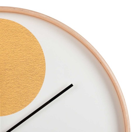 reloj pared metal natural 60x4,5x60 cm