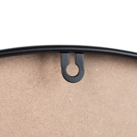 reloj pared metal negro 60x4,5x60 cm