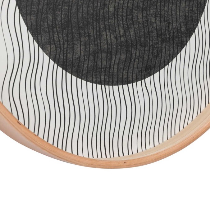 reloj pared metal natural 60x4,5x60 cm