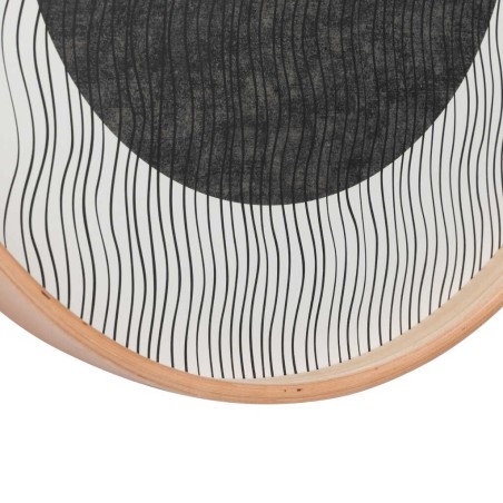 reloj pared metal natural 60x4,5x60 cm