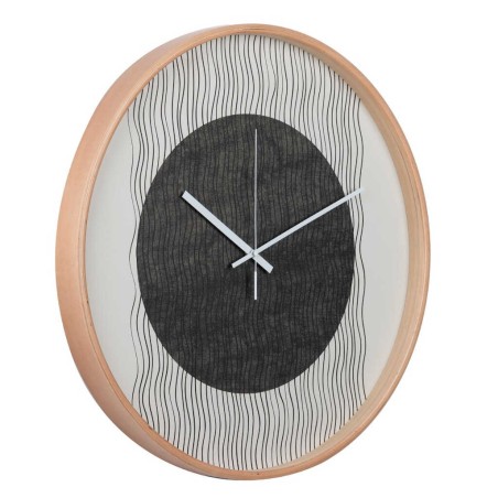 reloj pared metal natural 60x4,5x60 cm
