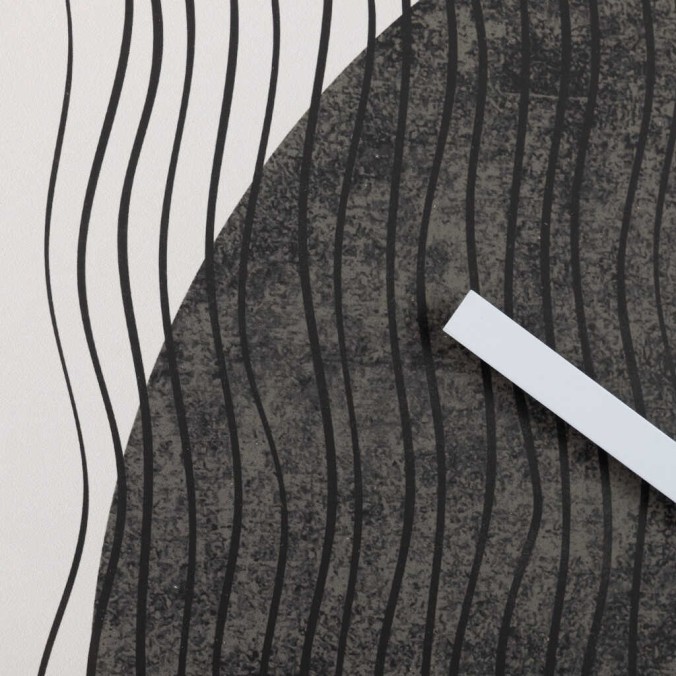 reloj pared metal natural 60x4,5x60 cm