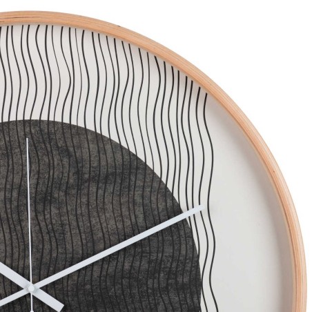 reloj pared metal natural 60x4,5x60 cm