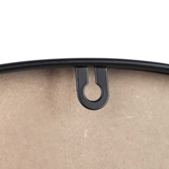 reloj pared metal negro 60x4,5x60 cm