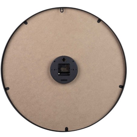 reloj pared metal negro 60x4,5x60 cm