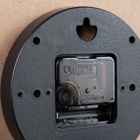 reloj pared metal natural 60x4,5x60 cm