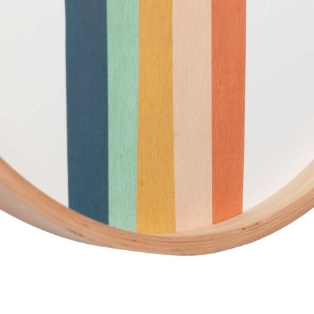 reloj pared metal natural 60x4,5x60 cm