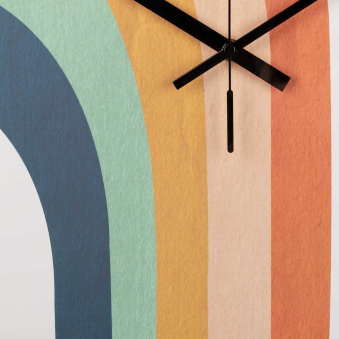 reloj pared metal natural 60x4,5x60 cm reloj pared metal natural 60x4,5x60 cm