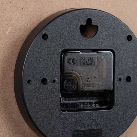 reloj pared metal negro 60x4,5x60 cm