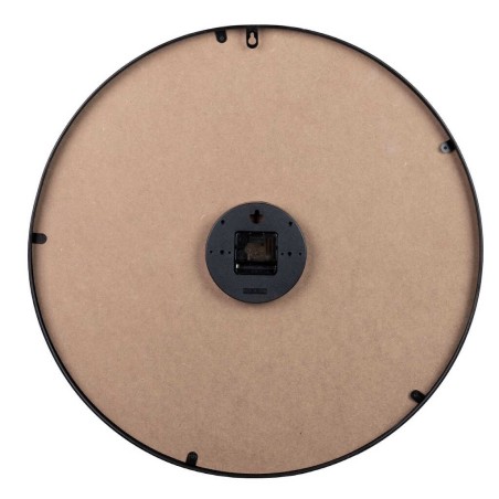 reloj pared metal negro 60x4,5x60 cm