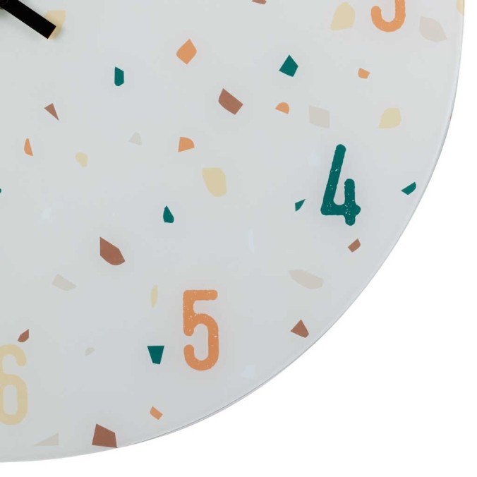 reloj pared terrazo 60x4,5x60 cm