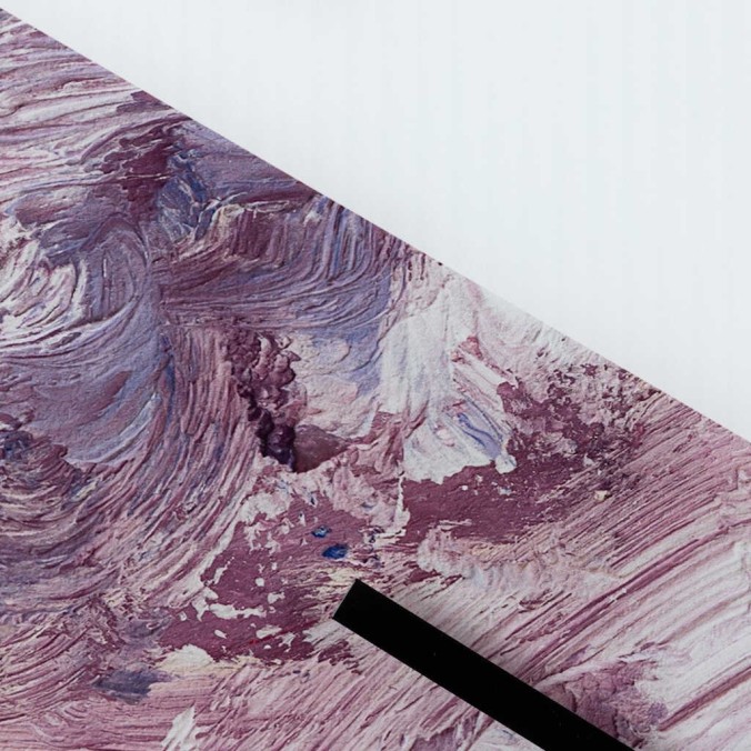 reloj pared mdf triangulos 60x4,5x60 cm