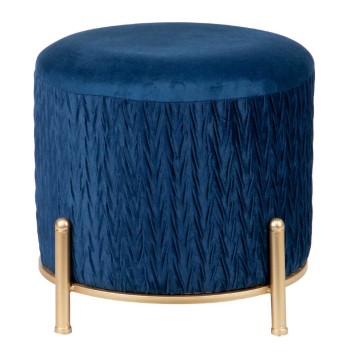 set 3 puffs velvet 60x60x44/48x48x39/36x36x34 cm 2