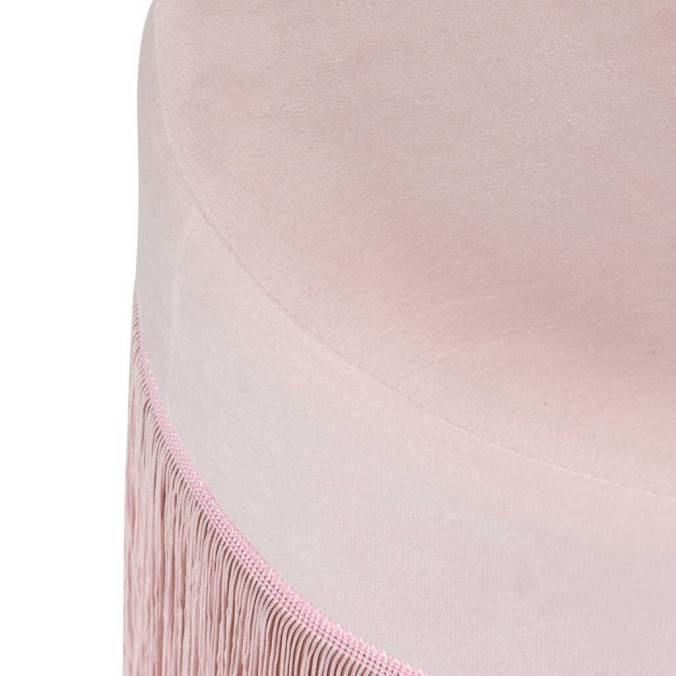 puff velvet con flecos 31x31x38 cm puff velvet con flecos 31x31x38 cm