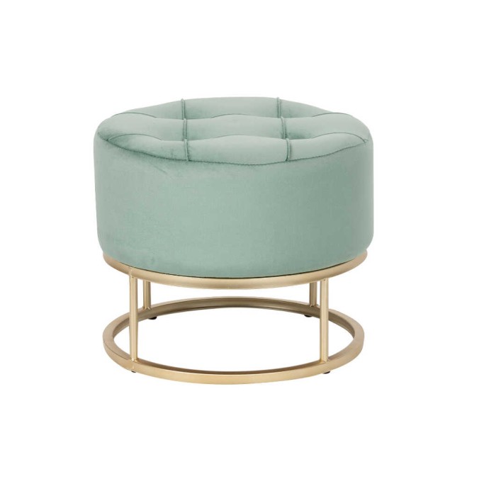 set 3 puffs velvet 80x80x43,5-60x60x39-40x40x34 cm