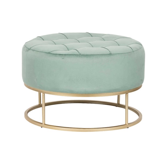 set 3 puffs velvet 80x80x43,5-60x60x39-40x40x34 cm