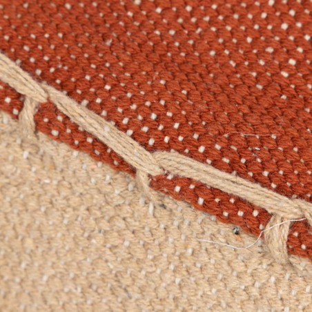 puff tejido a mano 40x40x40 cm